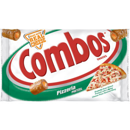 Combos Pizzeria Pretzel, 1.8 oz Each, 12 Boxes of 18 Bags, 216 Total