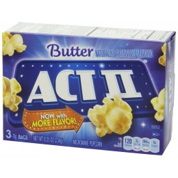 ACT II Butter Popcorn, 2.75 oz Each, 36 Bags Total