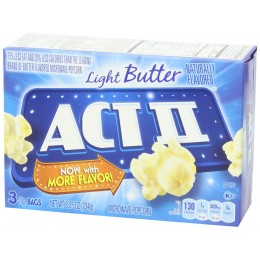 ACT II Light Butter Popcorn, 2.75 oz Each, 36 Bags Total
