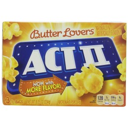 ACT II Butter Lovers Popcorn, 2.75 oz Each, 36 Bags Total