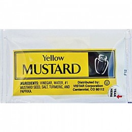 Vistar Mustard Packet, 4.5 gm Each, 200 Packets Total