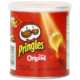 Pringles Original Can, 1.3 oz Each, 3 Boxes of 12 Cans, 36 Total