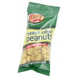 Kar's Nuts Salted Peanuts, 2 oz Each, 72 Bags Total