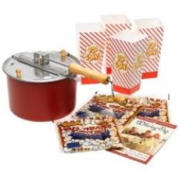 Wabash Red 26001DS Red Whirley Pop 6 qt