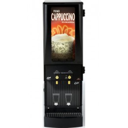 Curtis Cafe Series Cappuccino Dispensers 2 Station Lighted Graphic