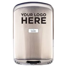 Xlerator TA-SB-SI ThinAir Automatic Hand Dryer Custom Special Image on Brushed Stainless Steel 120V
