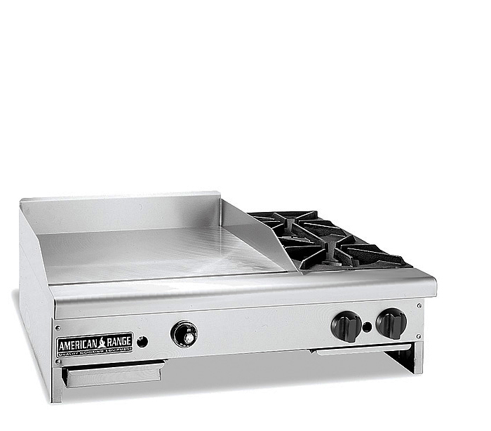 American Range AR2412TG2OB 24" Wide Professional Series Thermostatic