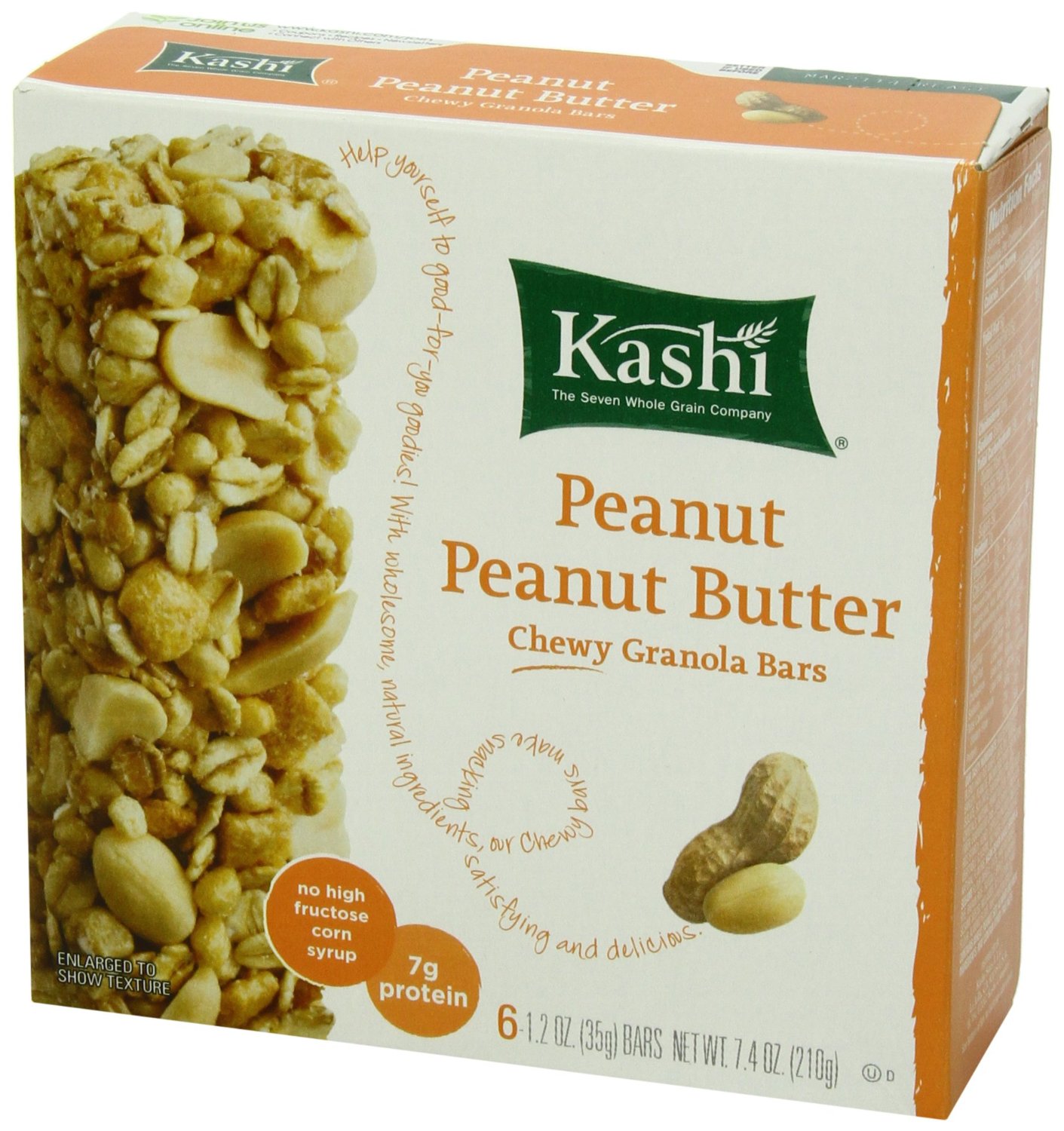 Kashi Peanut Butter Granola Bars, 1.12 oz ea. 72 Total