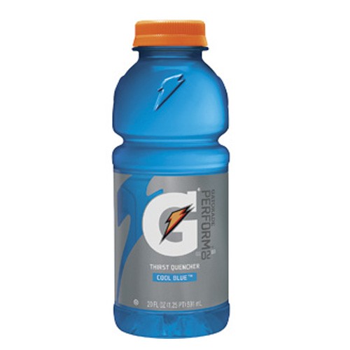 Gatorade Cool Blue, 20 oz Each, 24 Bottles Total